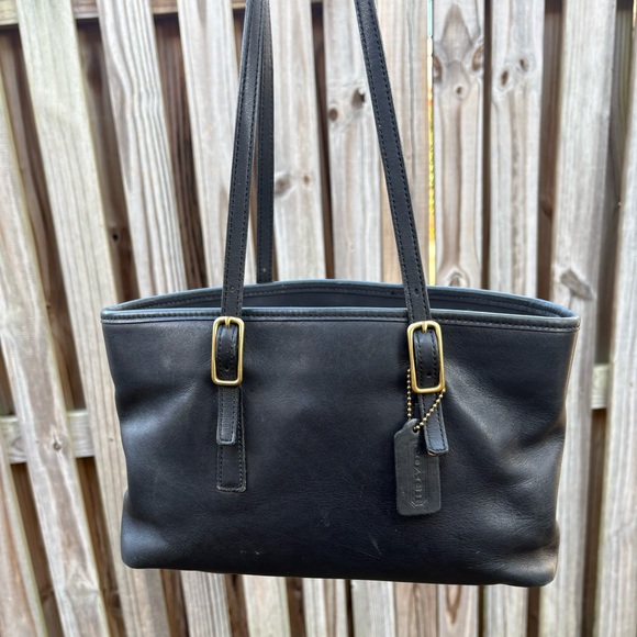 Coach Vintage Legacy Shopper Tote Black